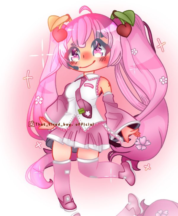 🍒Cherry blossom Miku🌸 | Gacha life edits• Amino