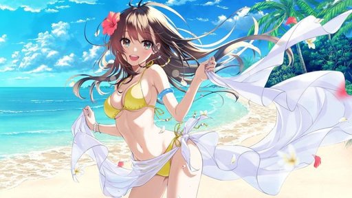 Anime bikini girl hot in picture