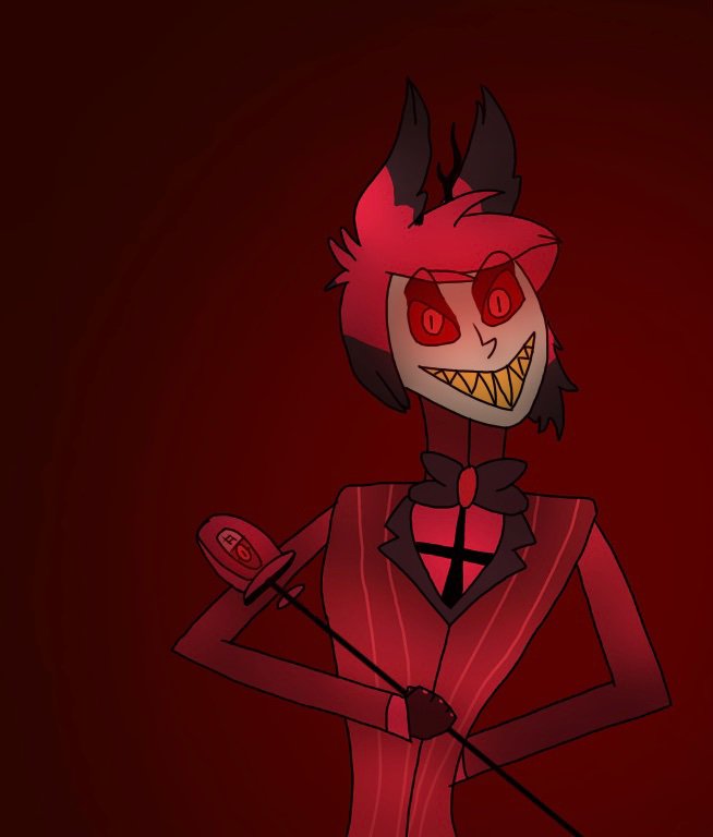 Fan art of Alastor | Hazbin Hotel (official) Amino