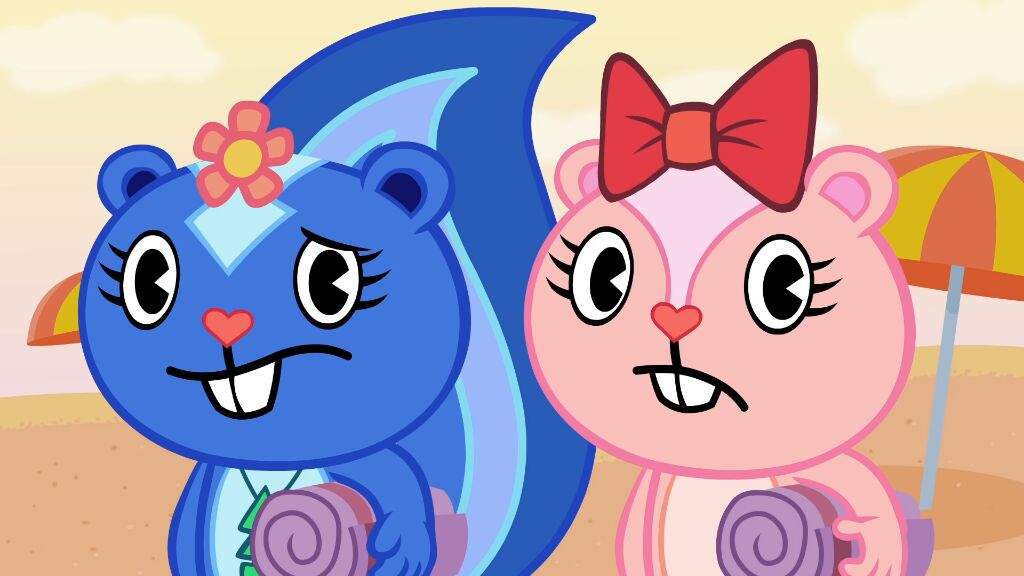 Petunia and giggles is not impressed. | Happy Tree Friends Amino