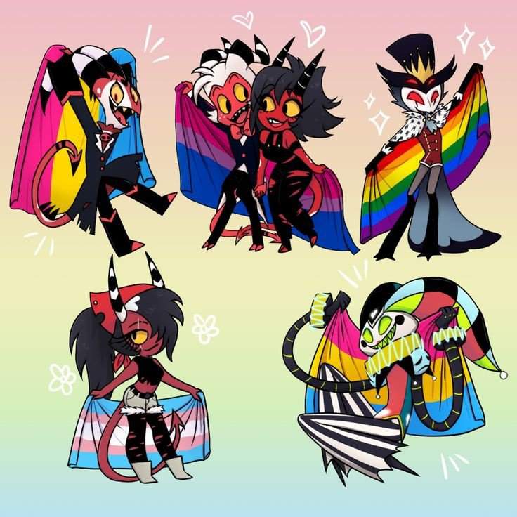 𝗛𝗔𝗭𝗕𝗜𝗡 𝗛𝗢𝗧𝗘𝗟 𝗣𝗥𝗜𝗗𝗘 𝗠𝗢𝗡𝗧𝗛 📢🏳️‍🌈 💕hazbin Hotel💕 Amino 