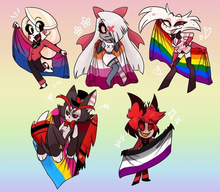 𝗛𝗔𝗭𝗕𝗜𝗡 𝗛𝗢𝗧𝗘𝗟 𝗣𝗥𝗜𝗗𝗘 𝗠𝗢𝗡𝗧𝗛 📢🏳️‍🌈 💕hazbin Hotel💕 Amino 