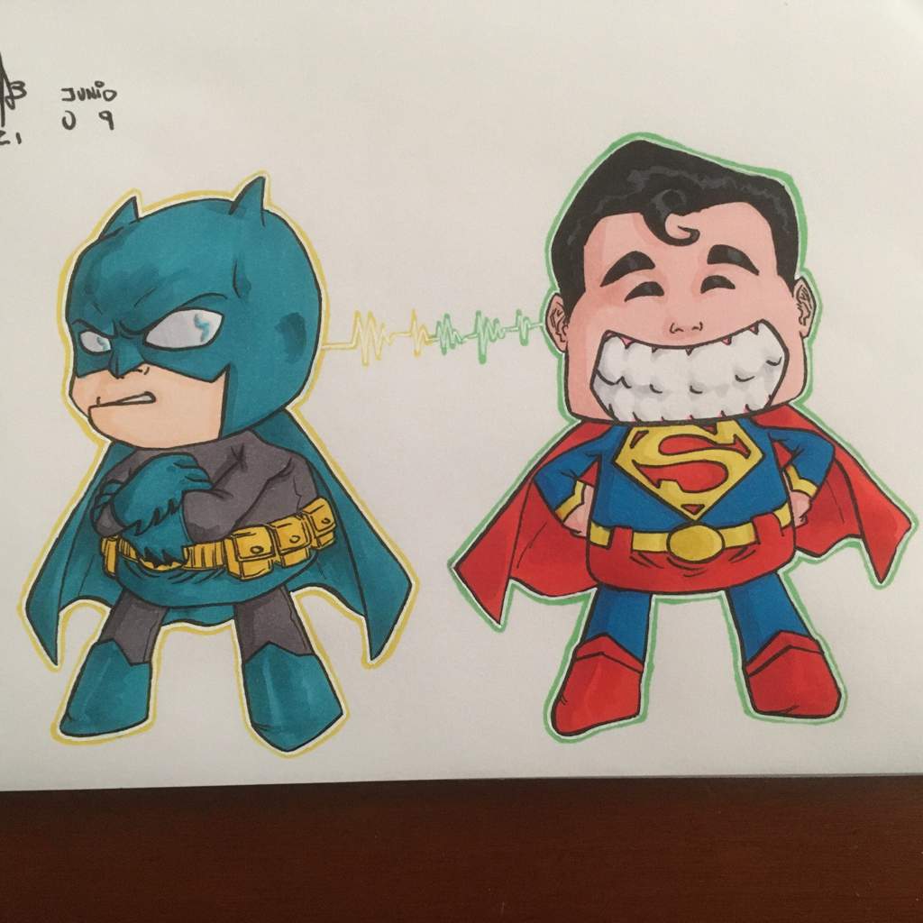 Caricaturas: Batman y Superman | •Arte Amino• Amino