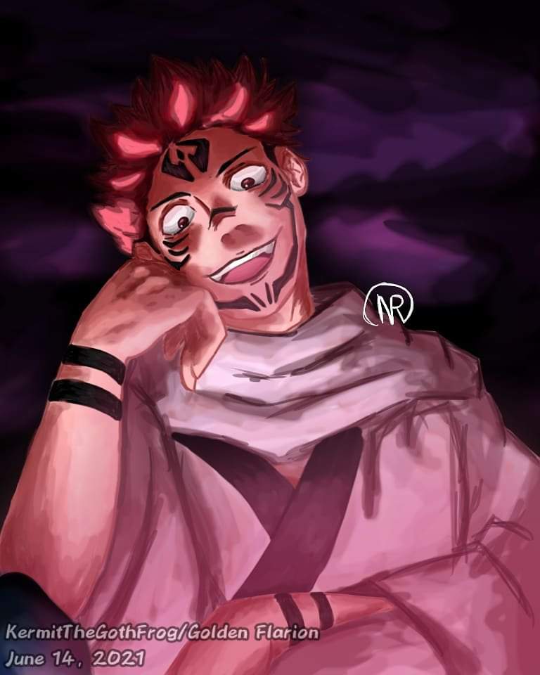 Sukuna - Jujutsu Kaisen screenshot redraw | Anime Amino