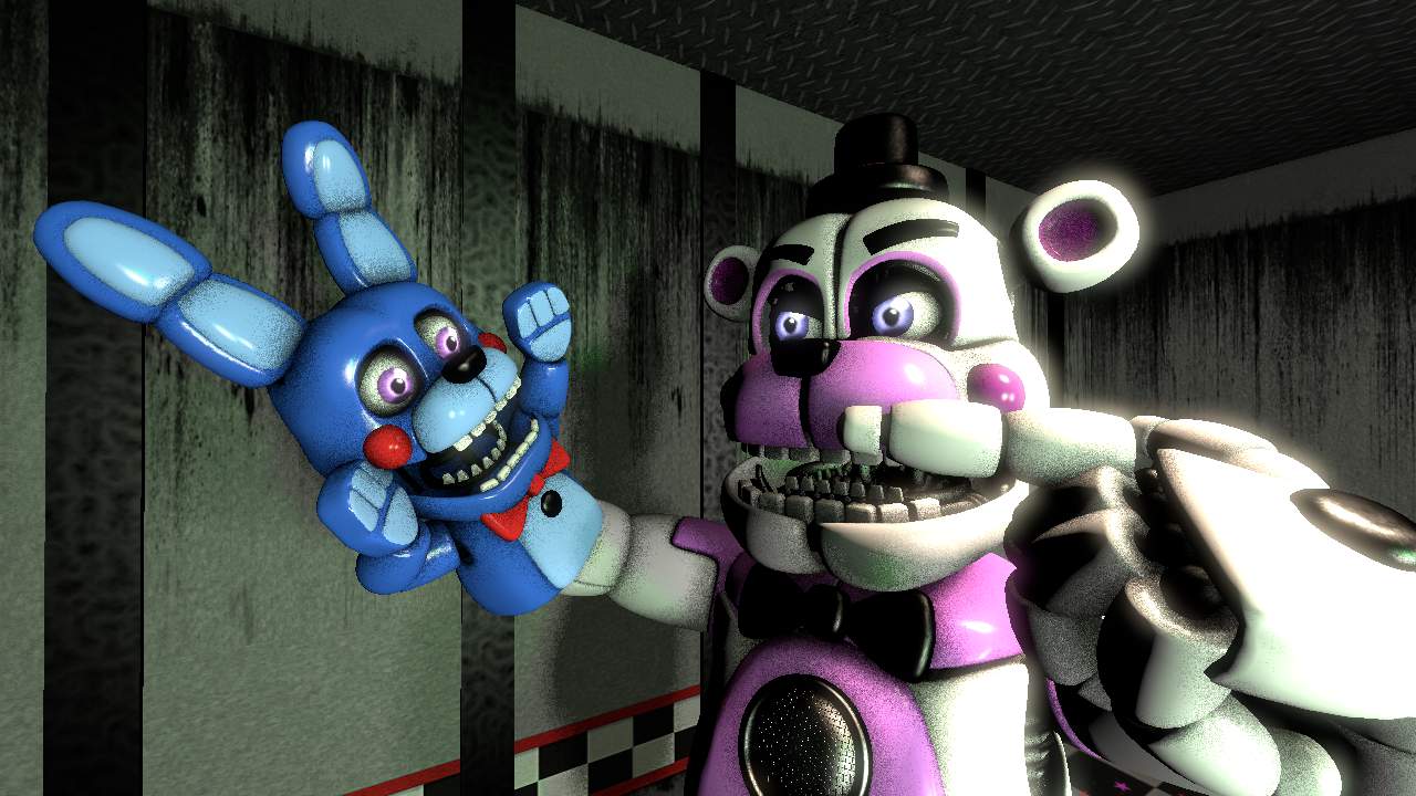 Funtime Freddy gets angry at Bon Bon [SFM] | Five Nights At Freddy's Amino