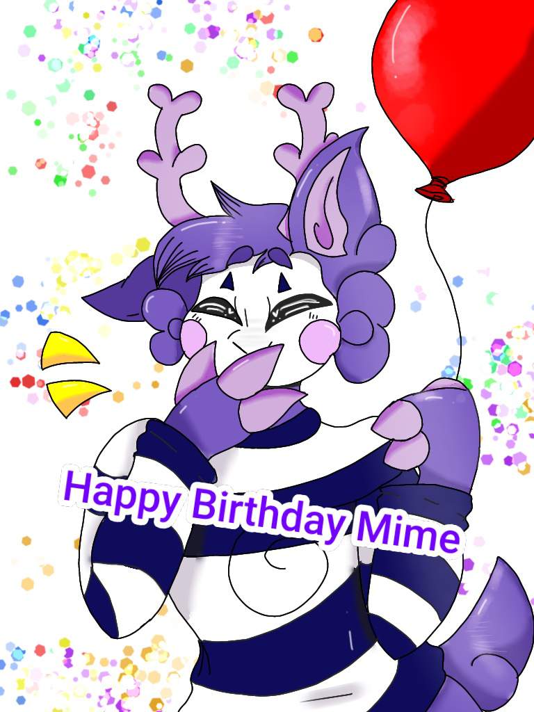 Happy birthday Mime! 🎉 | Happy Tree Friends Amino