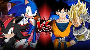 Goku and Vegeta vs sonic and shadow | DragonBallZ Amino