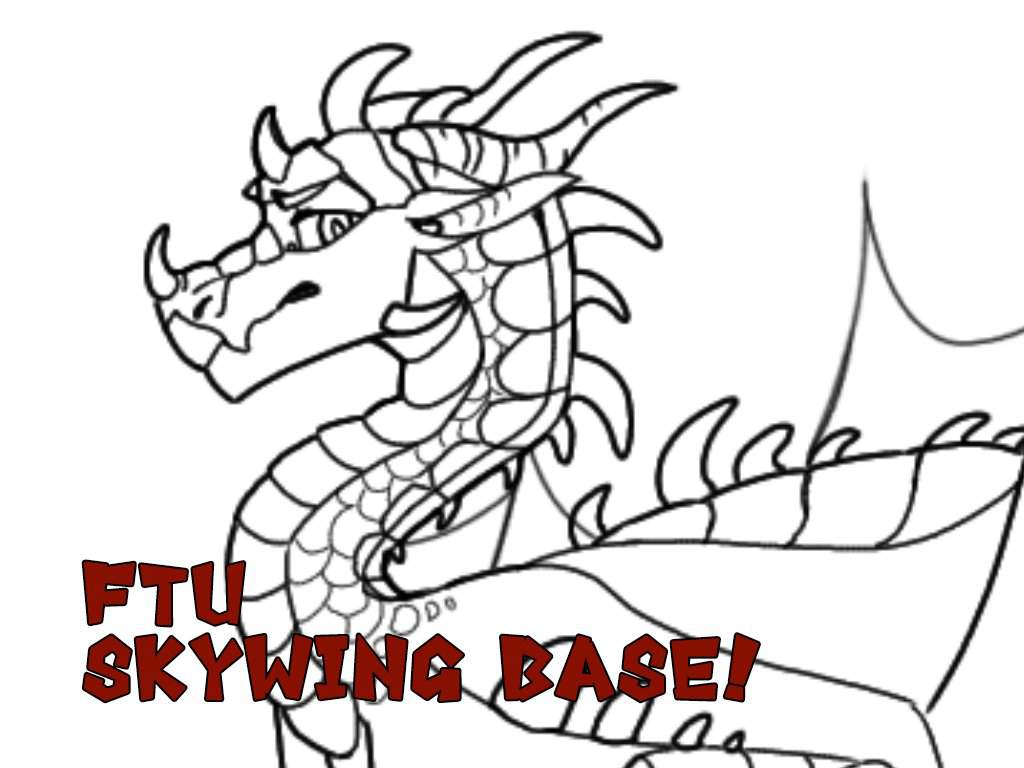 Free to use Skywing base! | Dragons! Amino