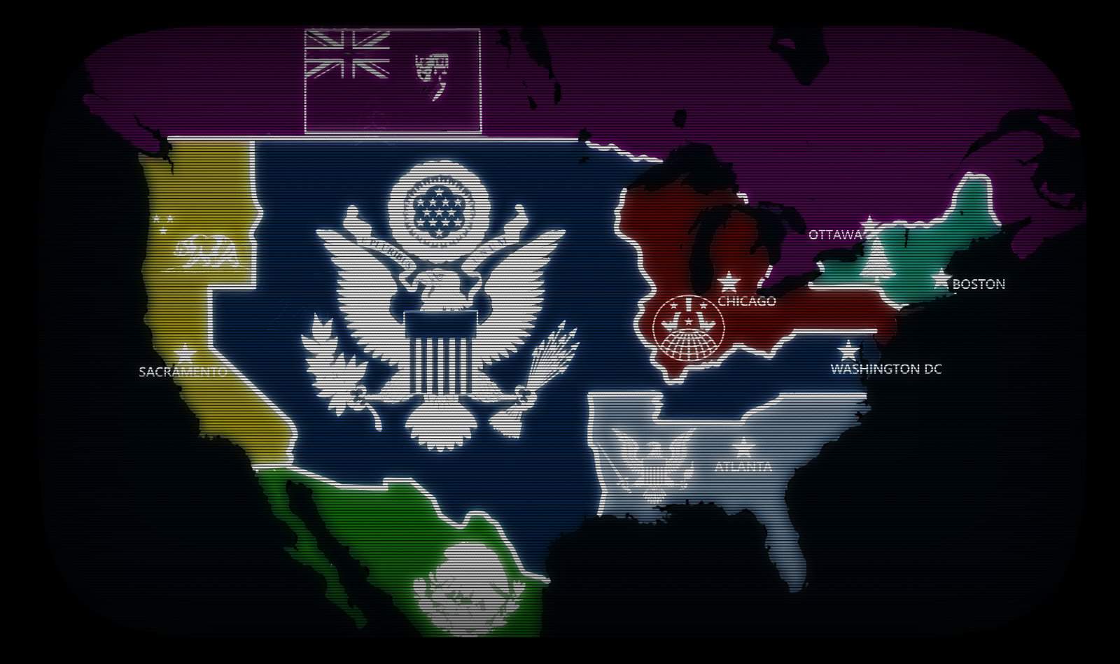 Тихоокеанские штаты Америки в Kaiserreich