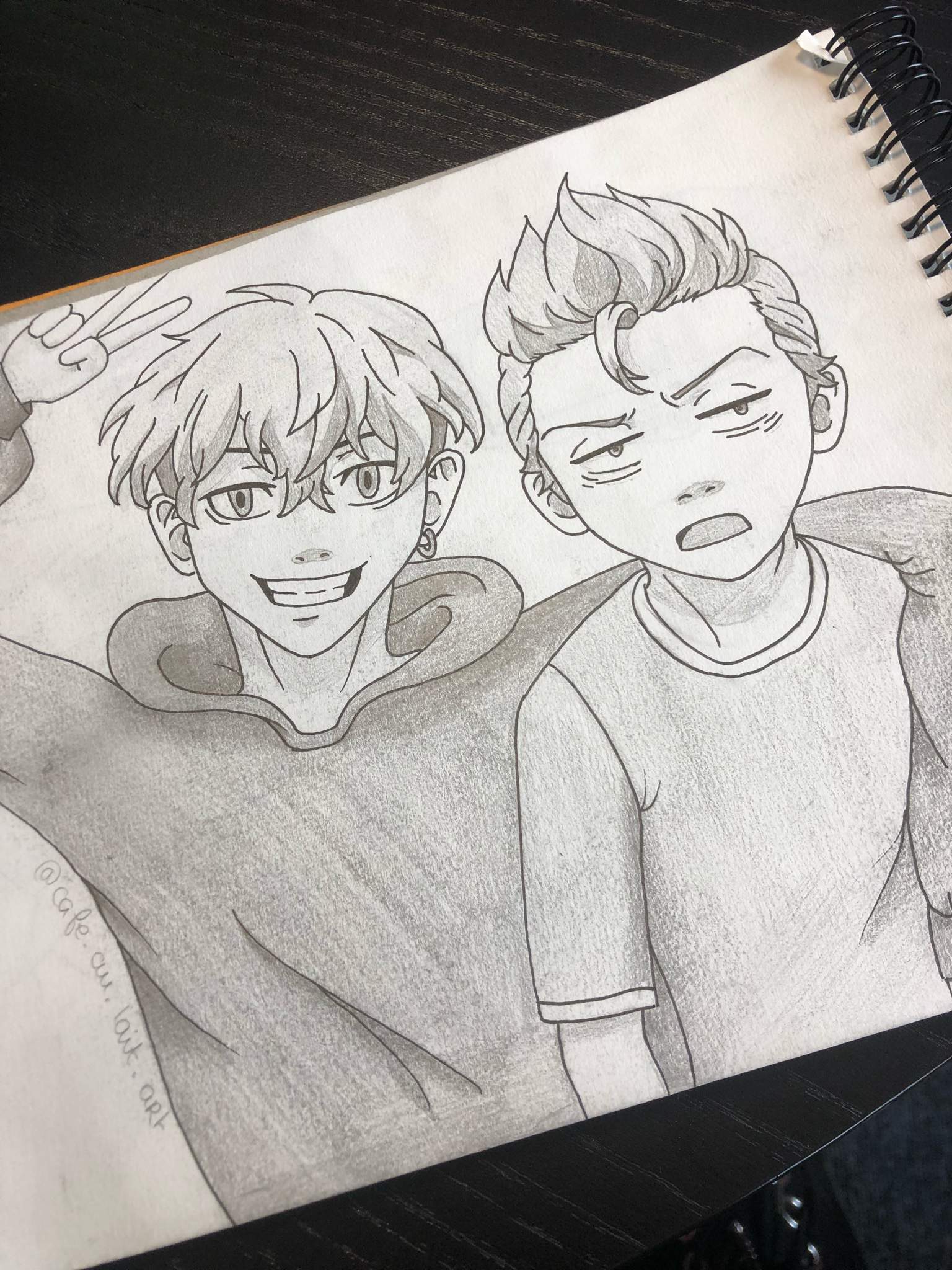 Chifuyu & Takemichi Sketch | Tokyo Revengers! Amino