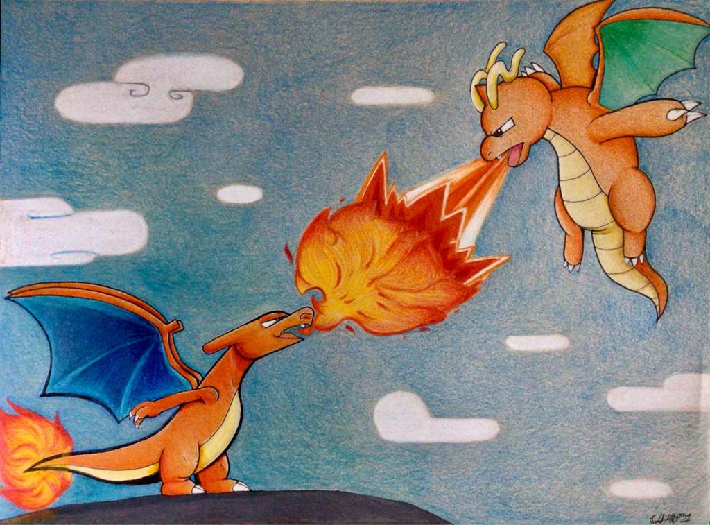 Charizard Vs Dragonite Pokemon Amino