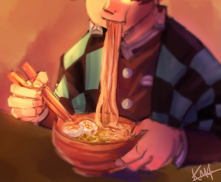Yummy Udon 😌🍜 Demon Slayer Kimetsu No Yaiba Amino