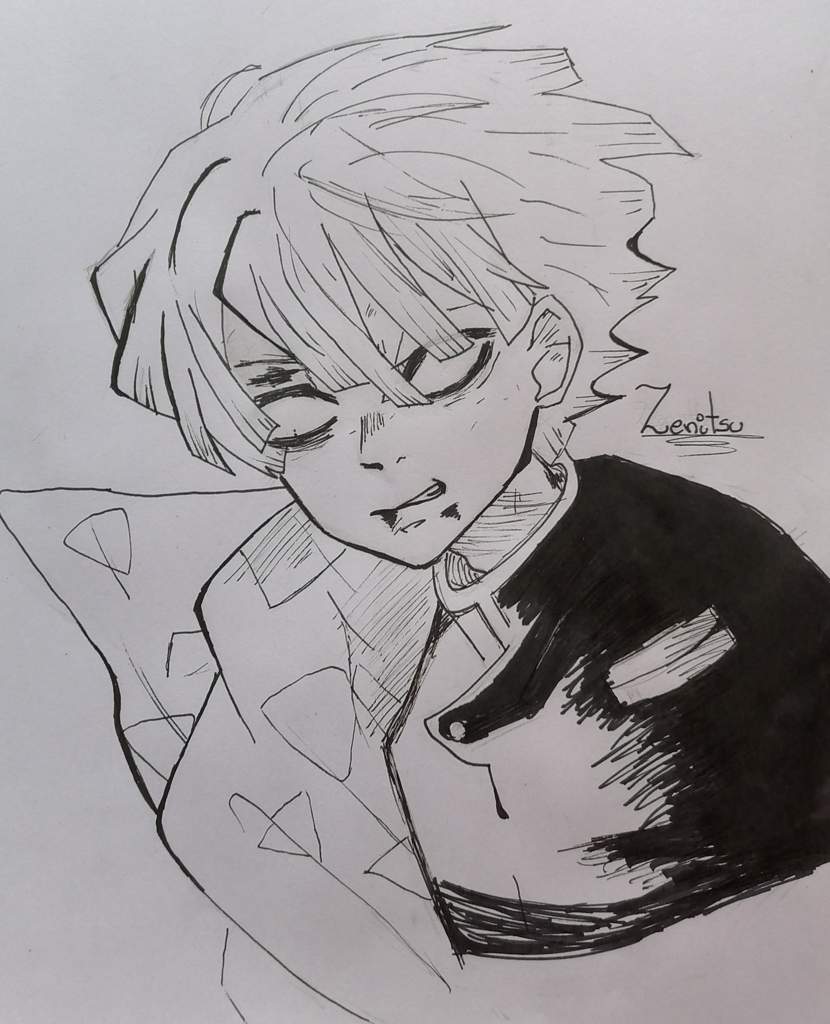 Dibujo De Zenitsu 😋🤘 