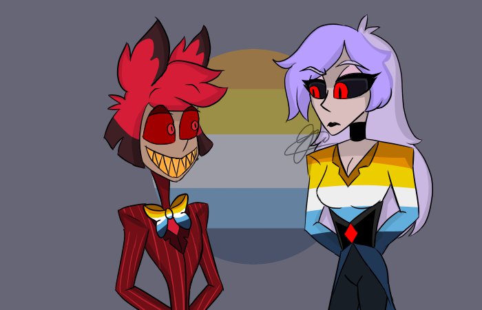 Hazbin/Helluva Pride Fanart + OC's! | Helluva Boss Amino