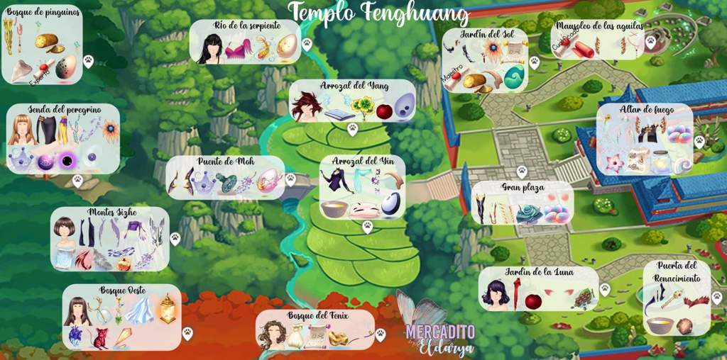 Mapas de Eldarya | Wiki | Eldarya ☆ Amino