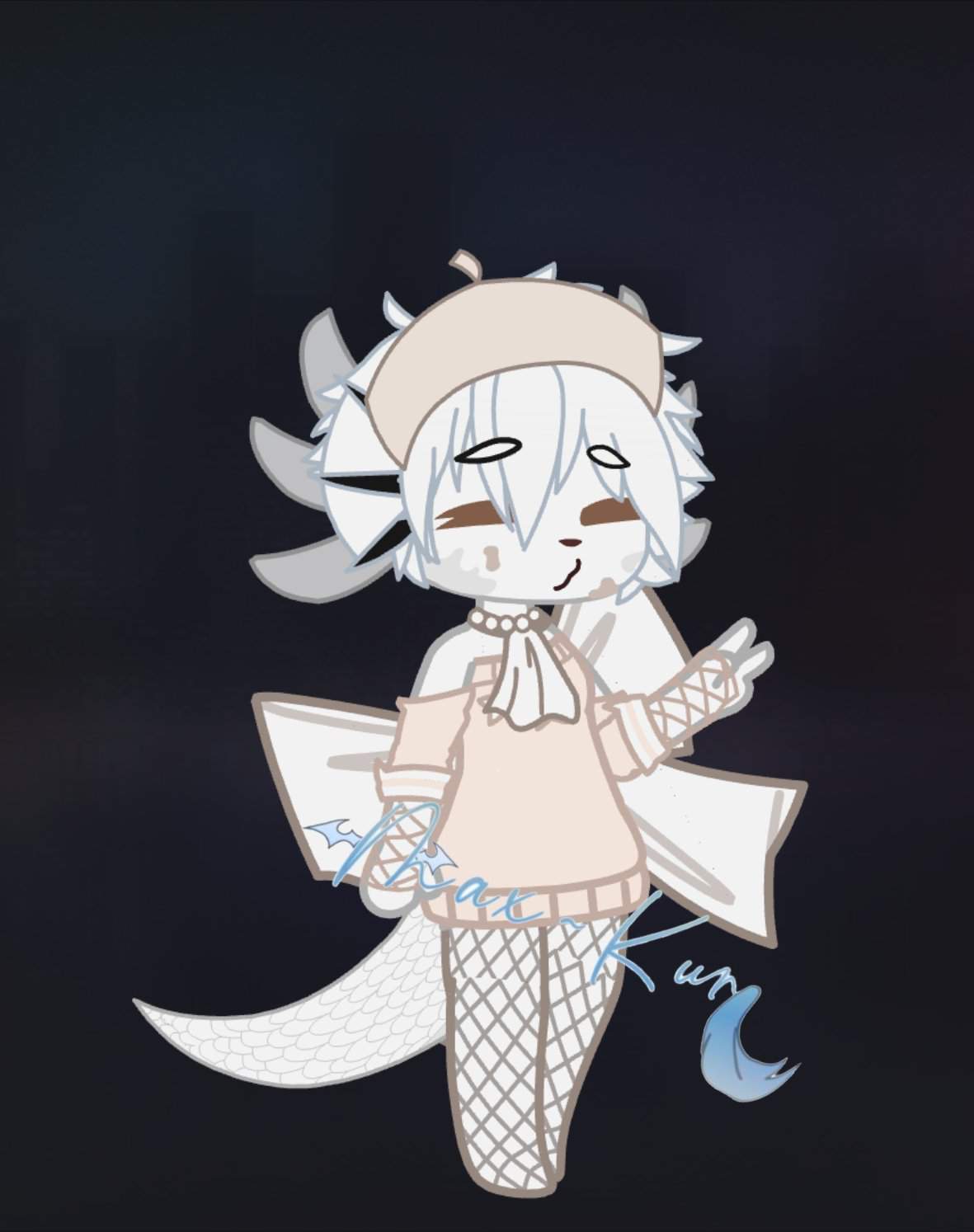 New Character axolotl | Gacha Adopts Amino