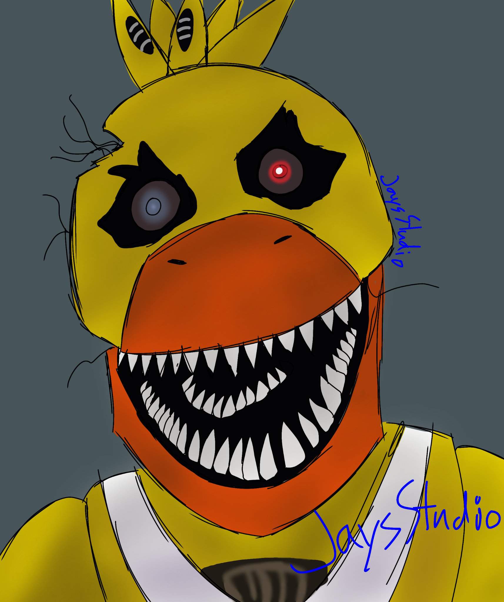 Nightmare Chica Drawing | Five Nights At Freddy's Amino