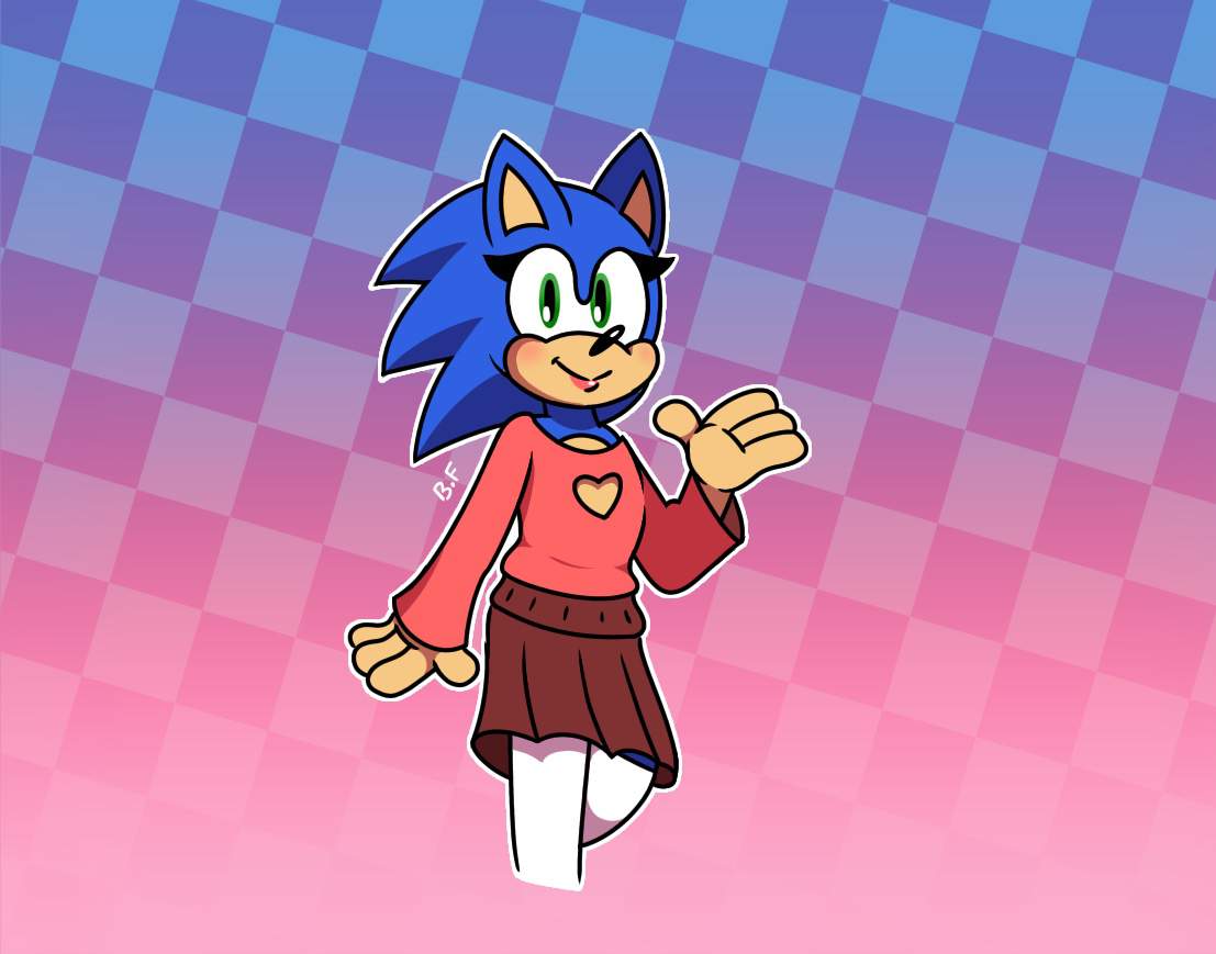 Trans Sonic Art | Sonic the Hedgehog! Amino