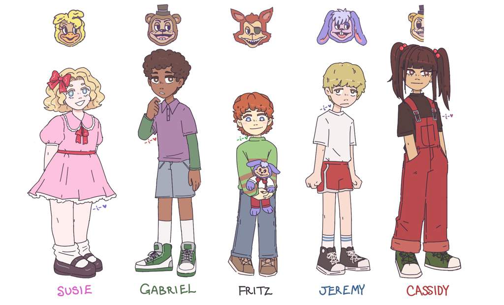 》Missing Children Designs《 pt 1 | Five Nights At Freddy's Amino