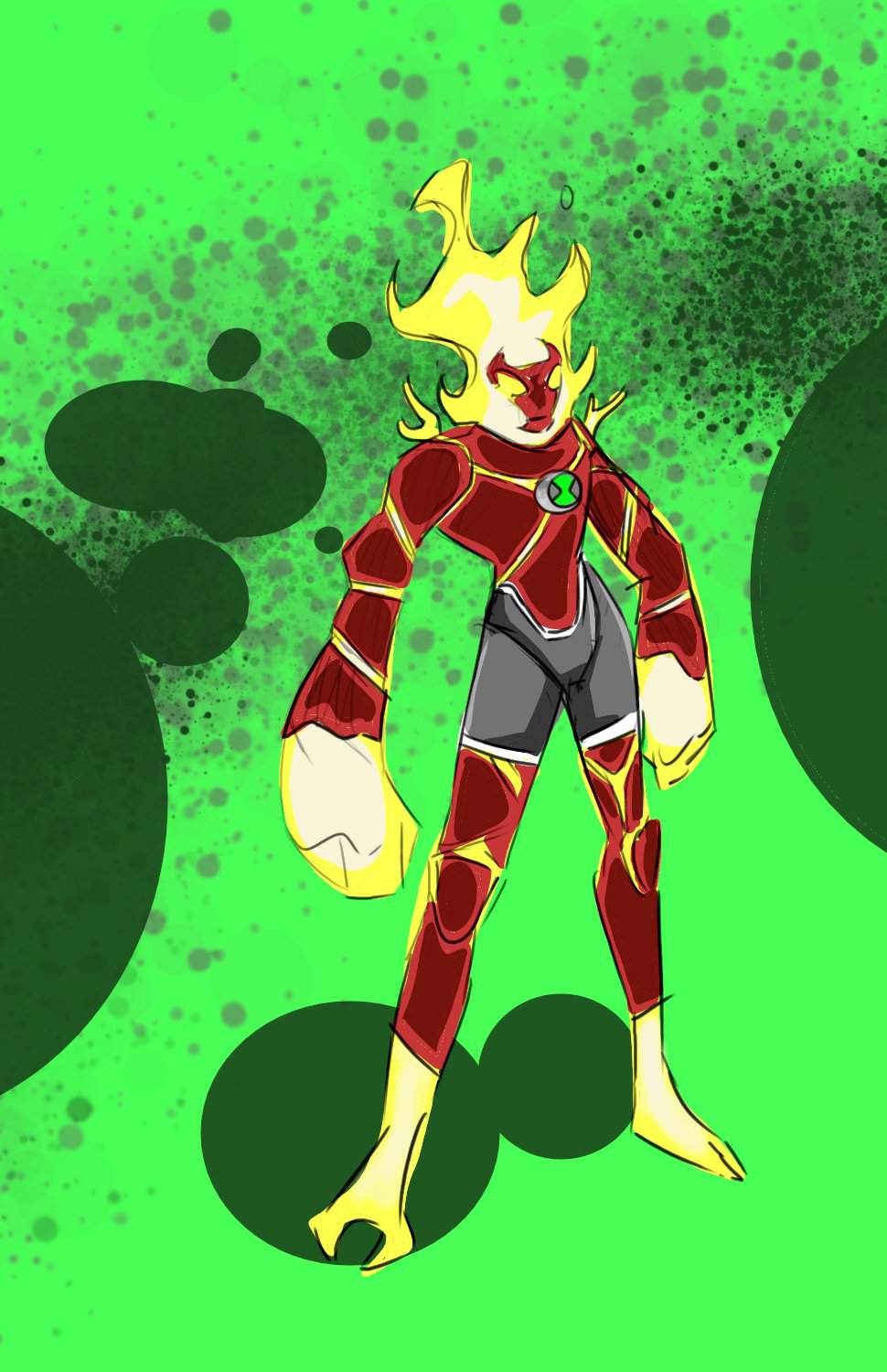 HEATBLAST design | Superhero And Villain RP Amino