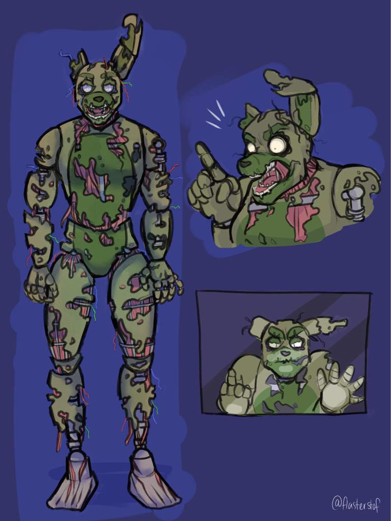 Springtrap Doodle | Five Nights At Freddy's Amino