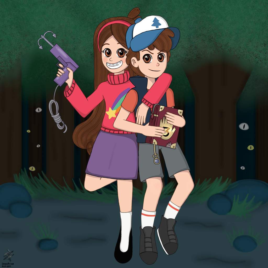 Mabel y Dipper | Gravity Falls Fan Art | •Arte Amino• Amino