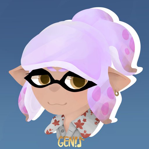 めぶいた風イカちゃんアイコンメーカー Splatoon Amino