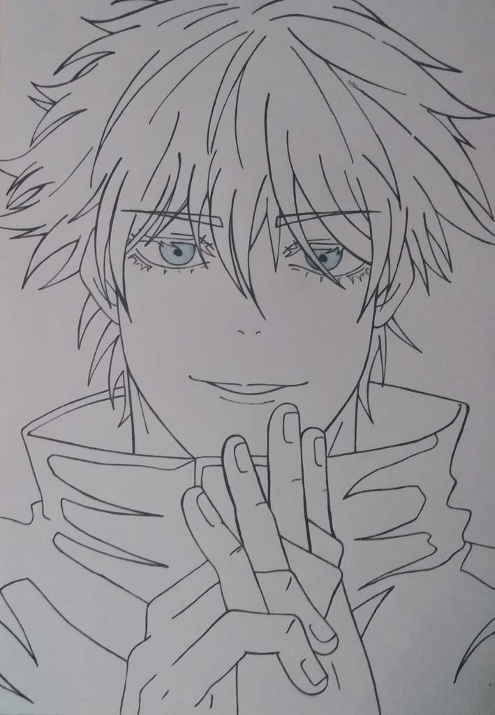 Dibujo de Gojo Satoru | •Anime• Amino