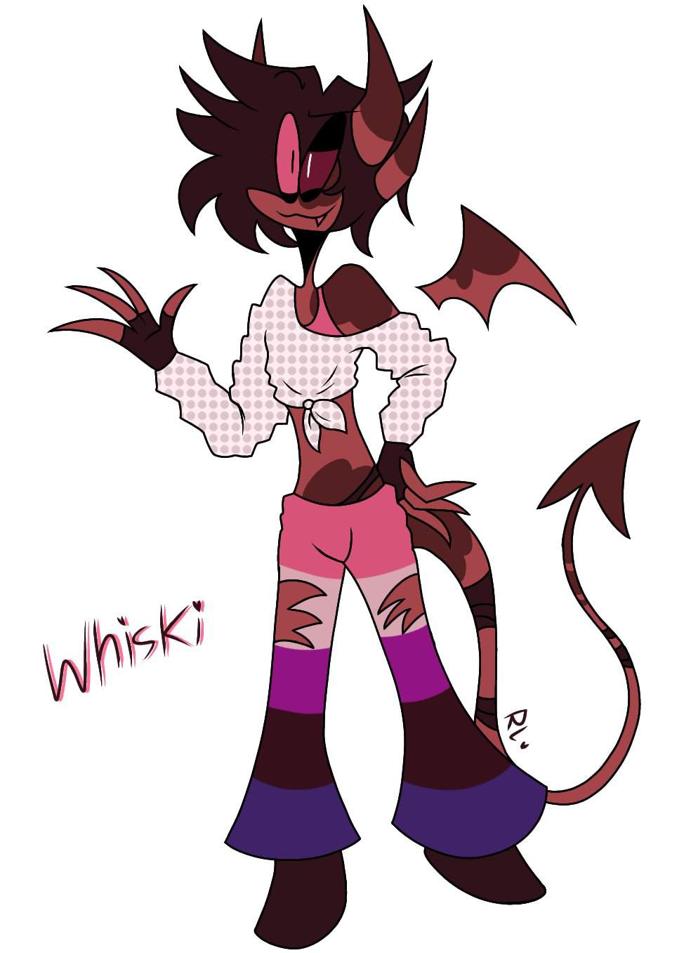 Meet Whiski👀💕 (new succubus oc) | Hazbin Hotel (official) Amino