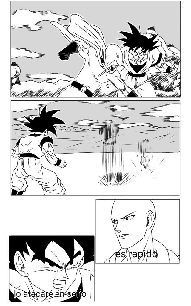 Goku vs saitama espero que les guste. | Dibujos de Dragon Ball. Amino