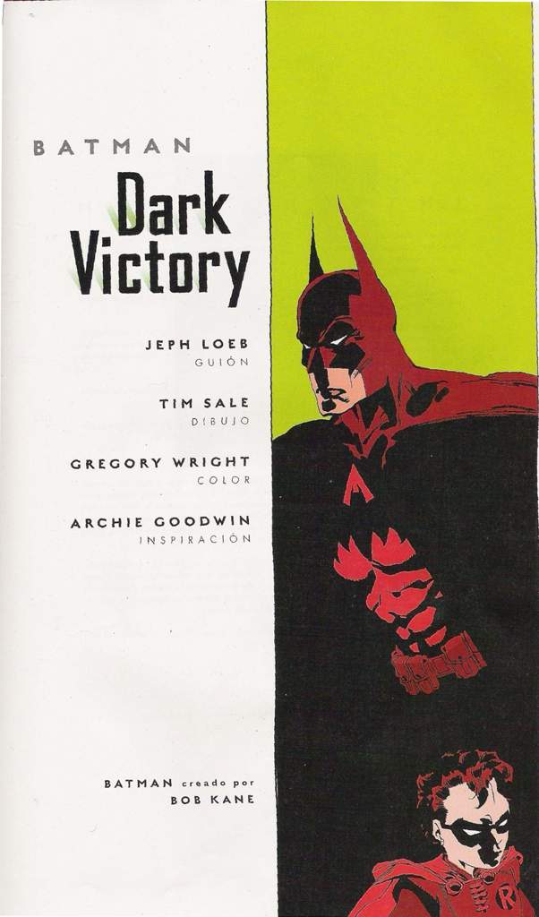 Batman: Dark Victory #0 | Wiki | ｢ • DC Universe • ｣ Amino