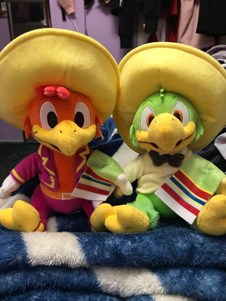 the three caballeros plush