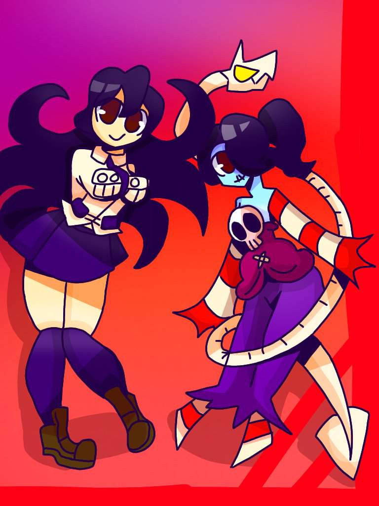 Filia and Squigly Fanart Baby | 💀Skullgirls💀 Amino