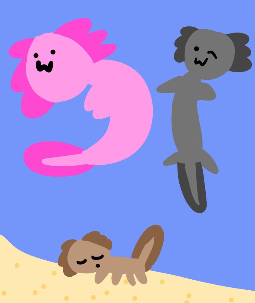 That derpy axolotl | Axolotl Amino Amino