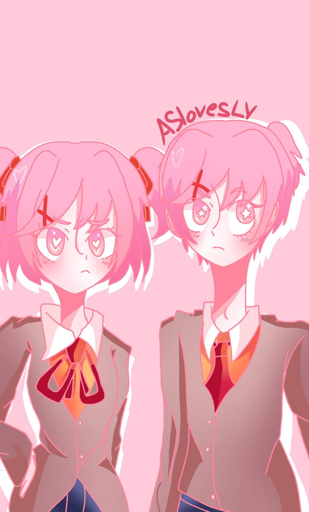 Natsuki and her genderbend ! ♥️ | Doki Doki Literature Club! Amino