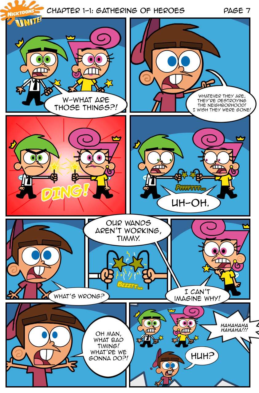 Nicktoons Unite Comic Page 7 | Nickelodeon History Amino Amino