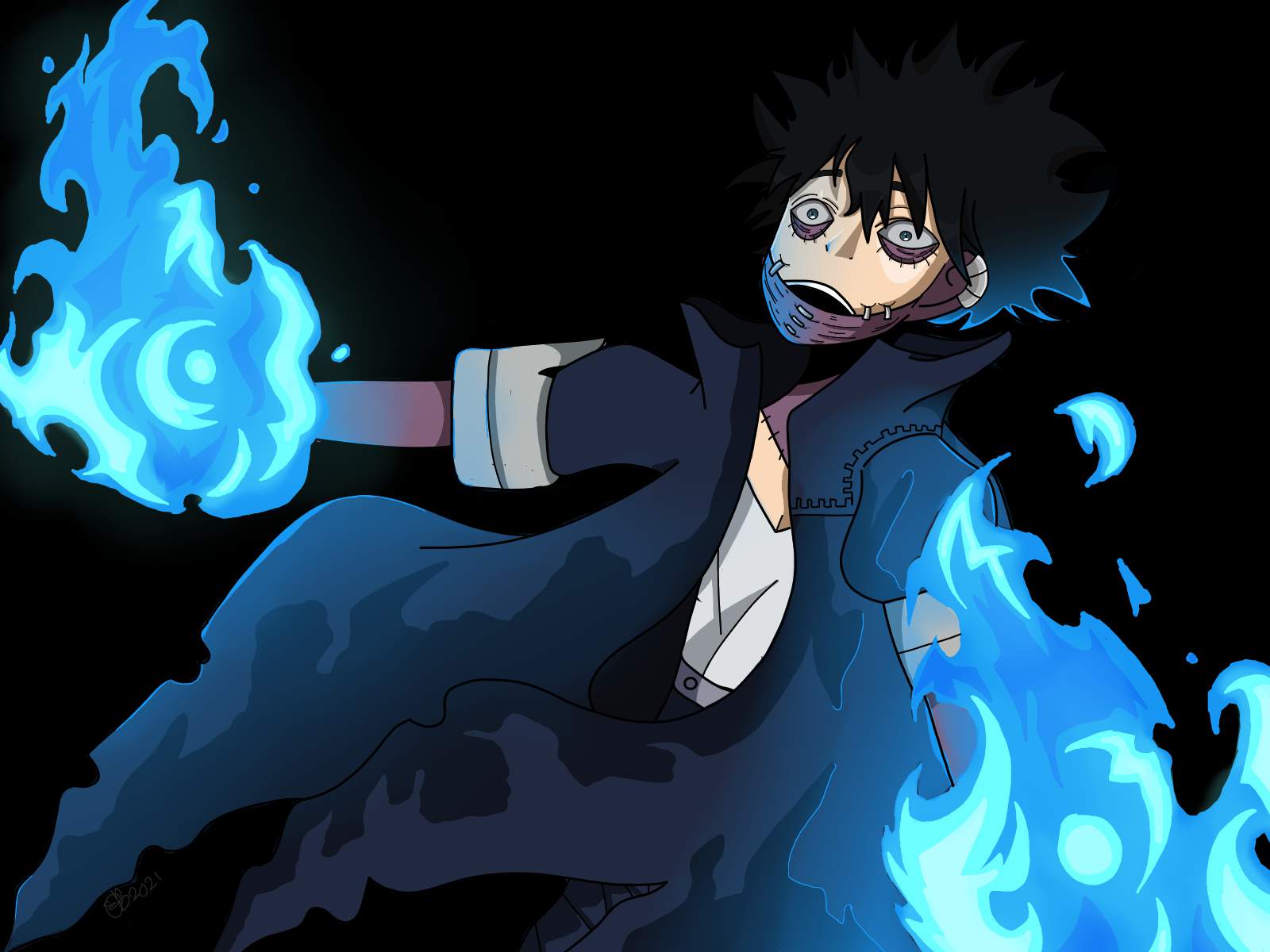 Dabi Fanart | My Hero Academia Amino