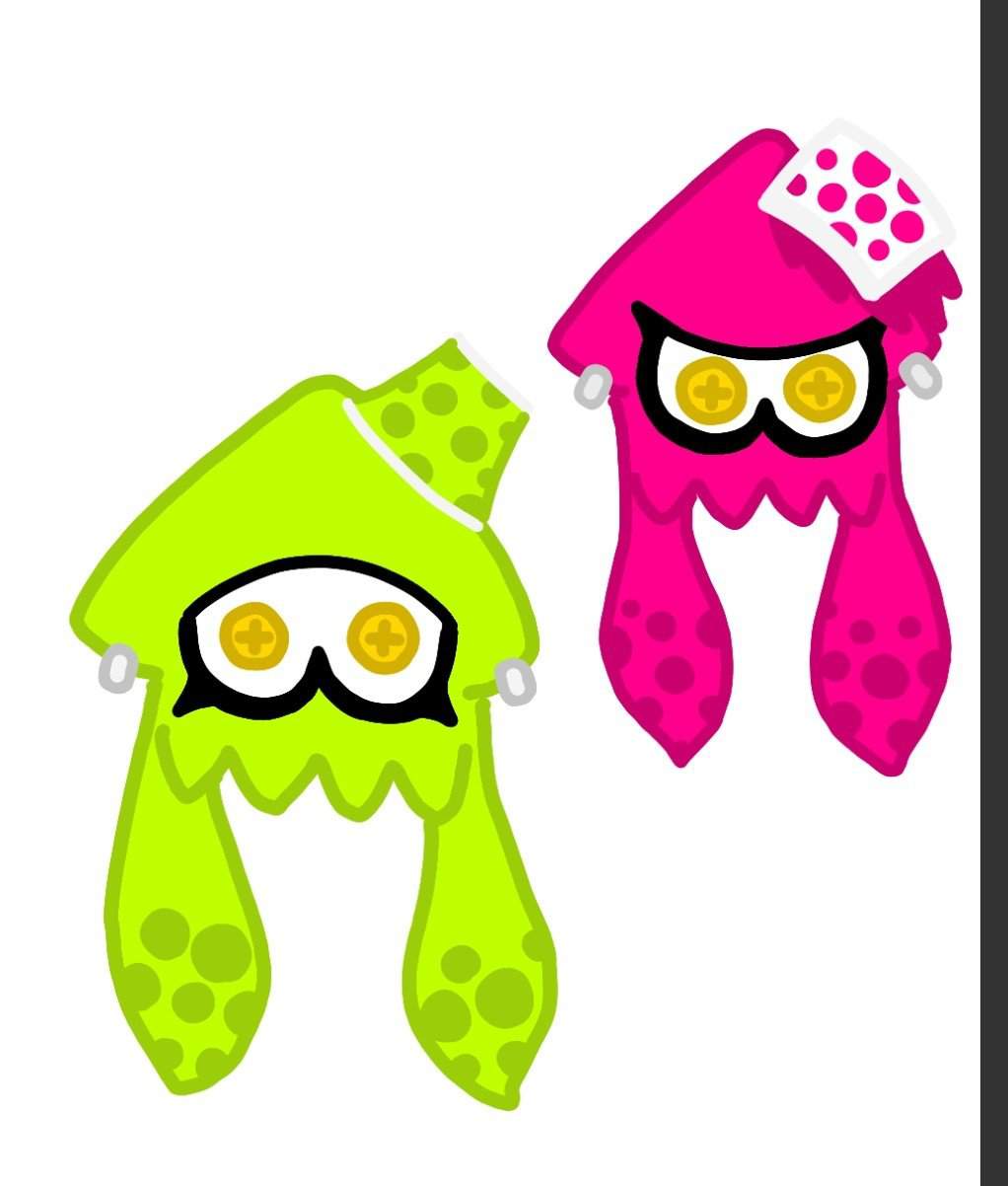 Callie & Marie Squid Form | Splatoon Amino