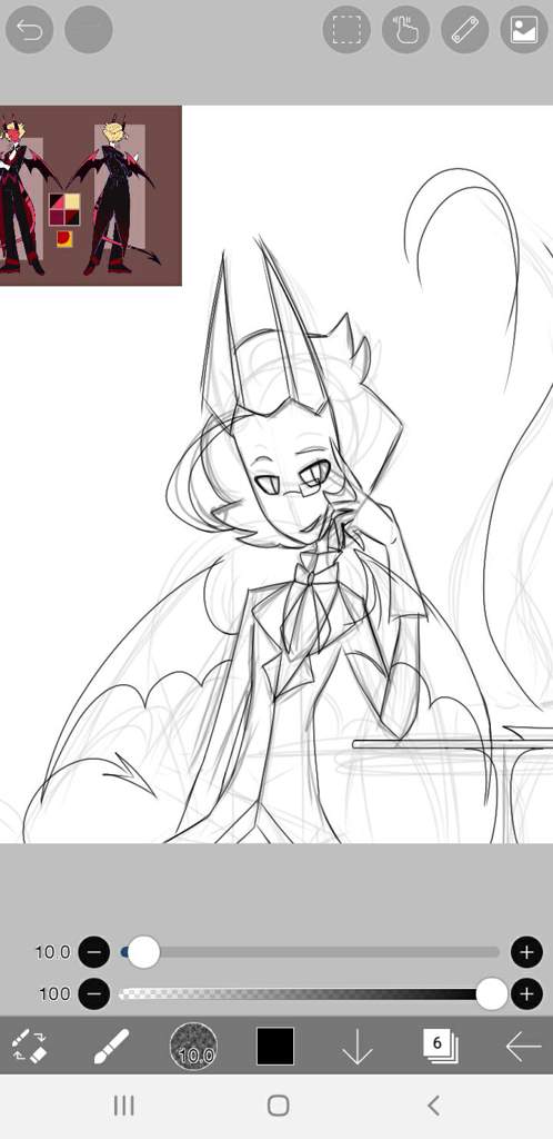 2nd Wip Of Smexy Butler 😳💙 Hazbin Hotel Official Amino