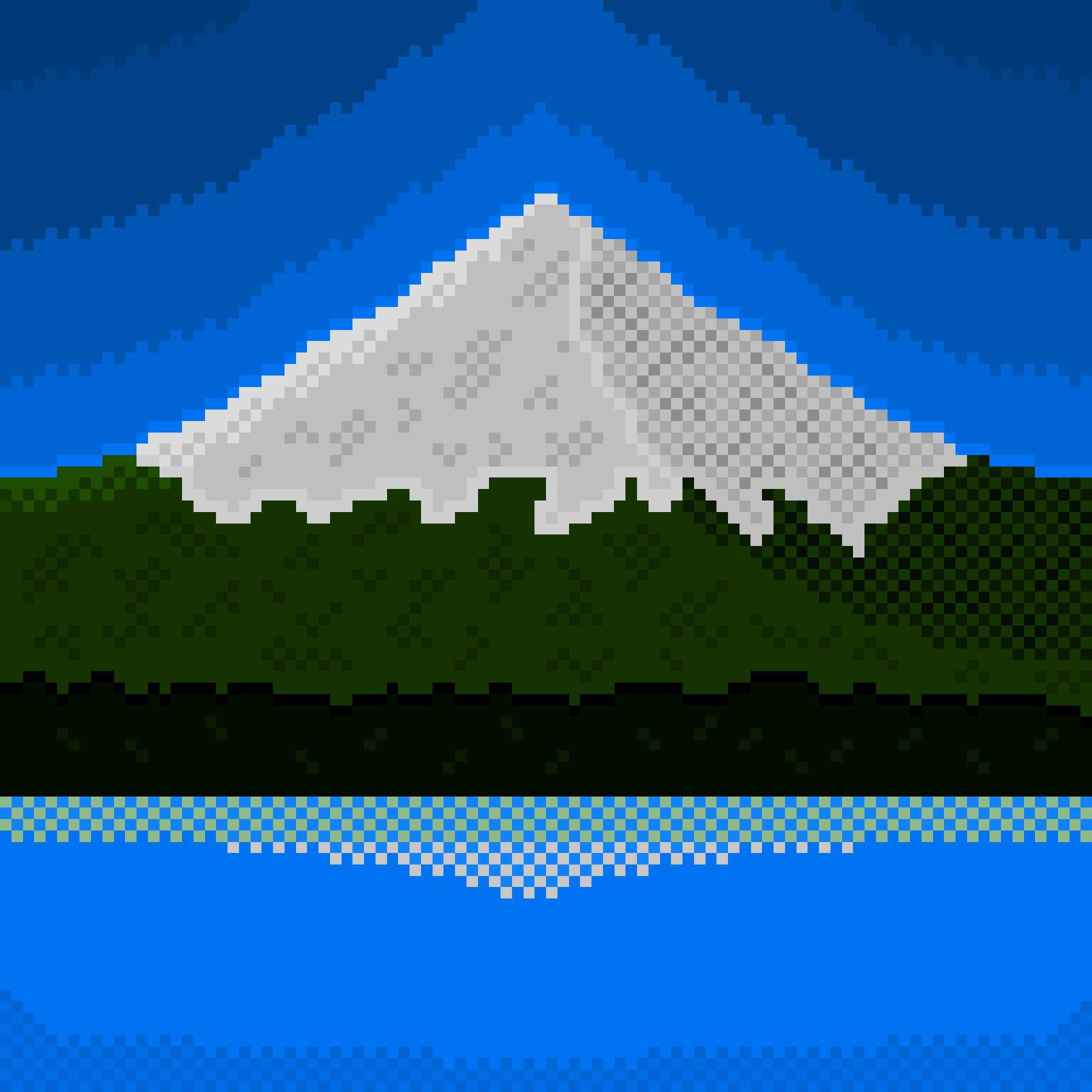 Mount Fuji | Pixel Art Amino