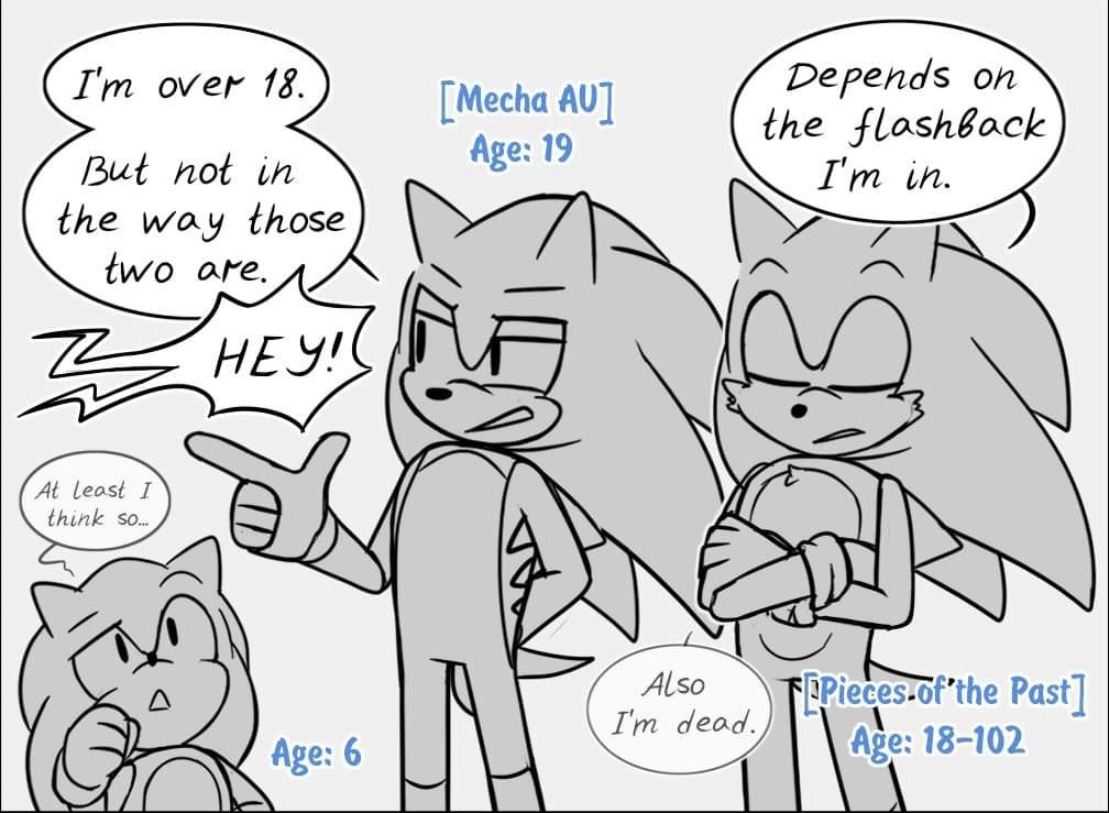 [AU meets AU] Differences | Sonic the Hedgehog! Amino