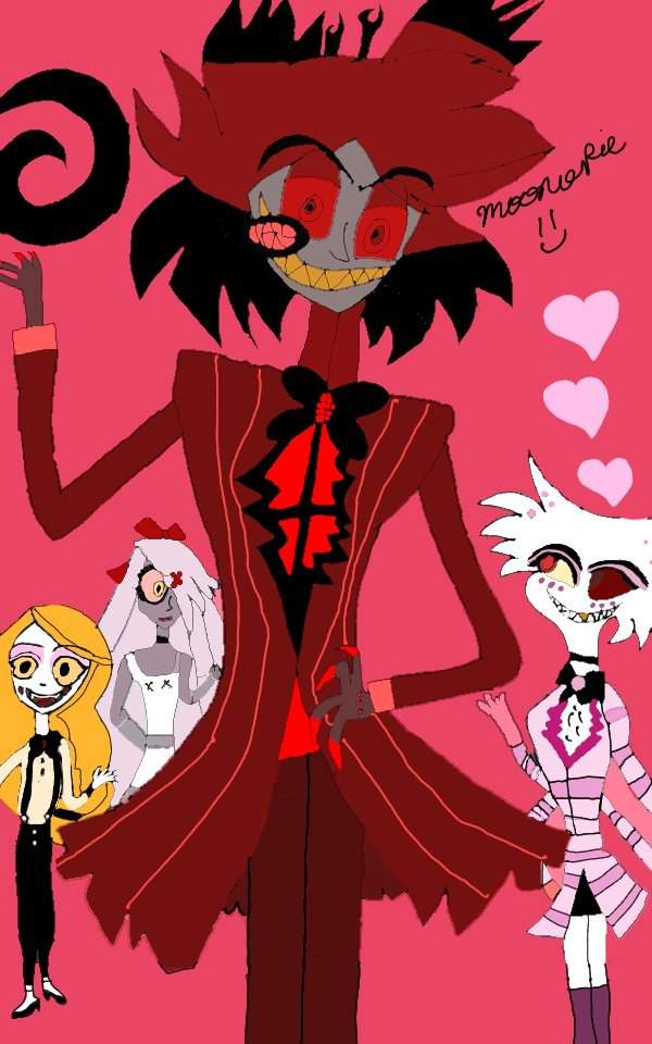 Alastor veggie angel and charlie | Hazbin Hotel (official) Amino