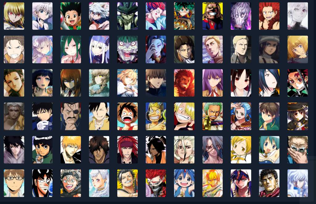 List of 66 characters I love😃 (outdated, as usual) | Anime Amino