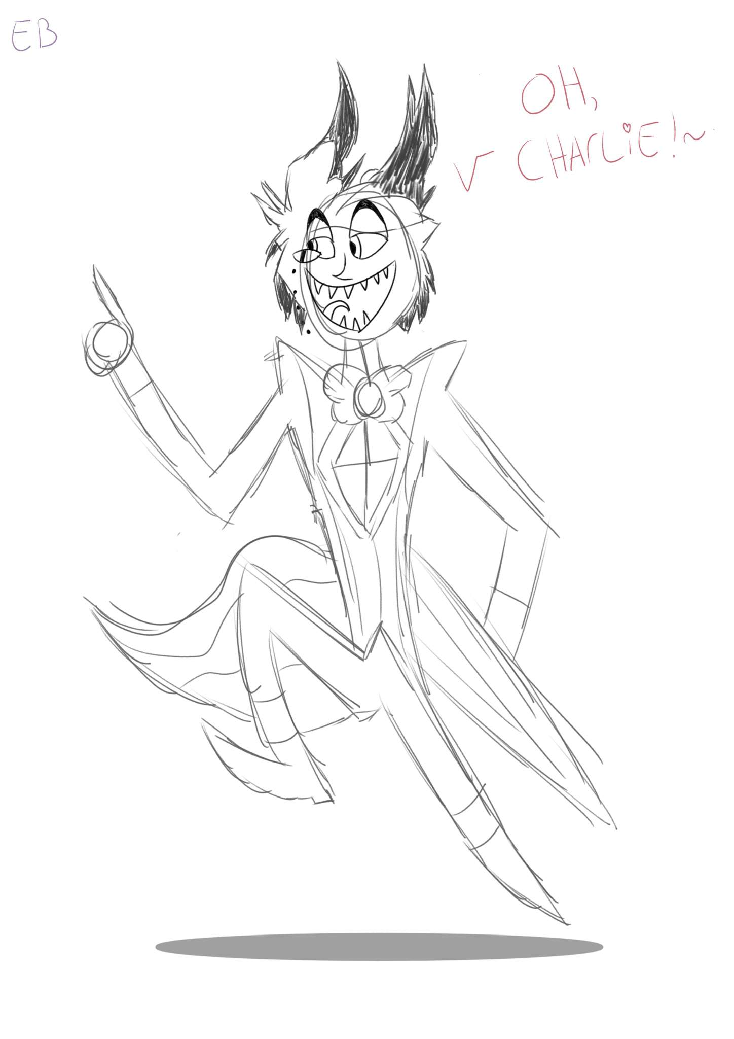 Alastor Doodle! | Hazbin Hotel (official) Amino