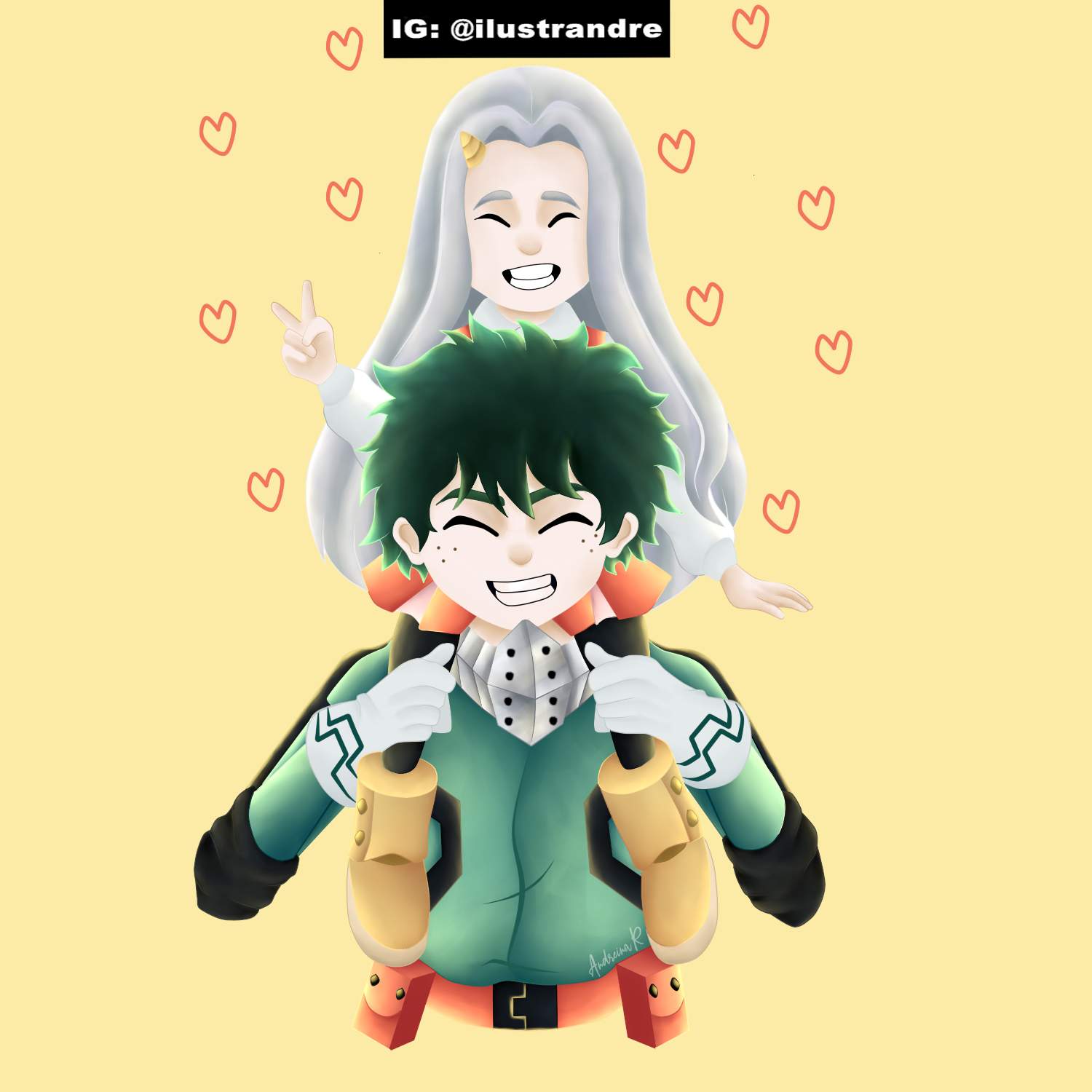 Deku x Eri-chan Fan Art🎨 | •Anime• Amino