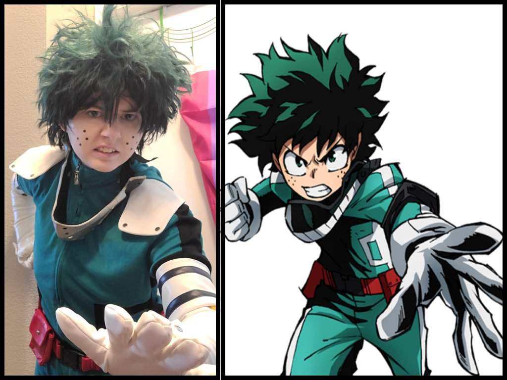 Deku poses Real vs Anime | Cosplay Amino