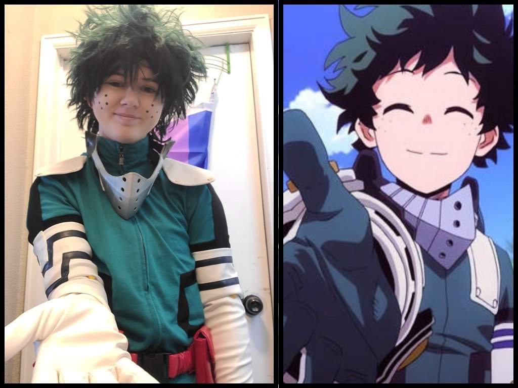 Deku poses Real vs Anime | Cosplay Amino