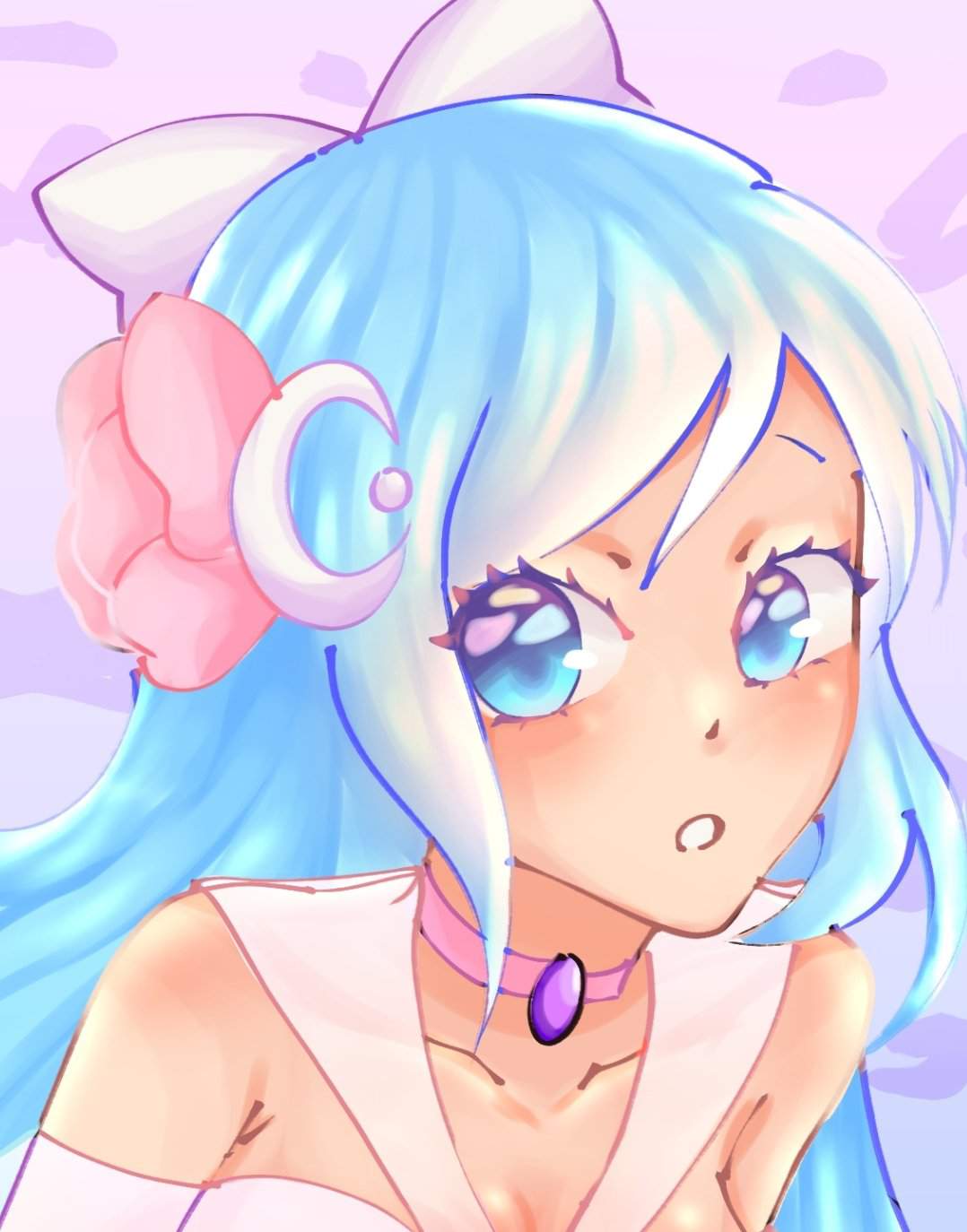 Drew my gacha club OC | Gacha-Life Amino