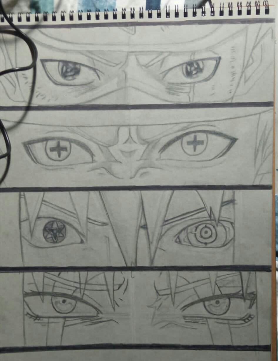 Kakashi,naruto,sasuke y sakura | Arte Anime Amino Amino