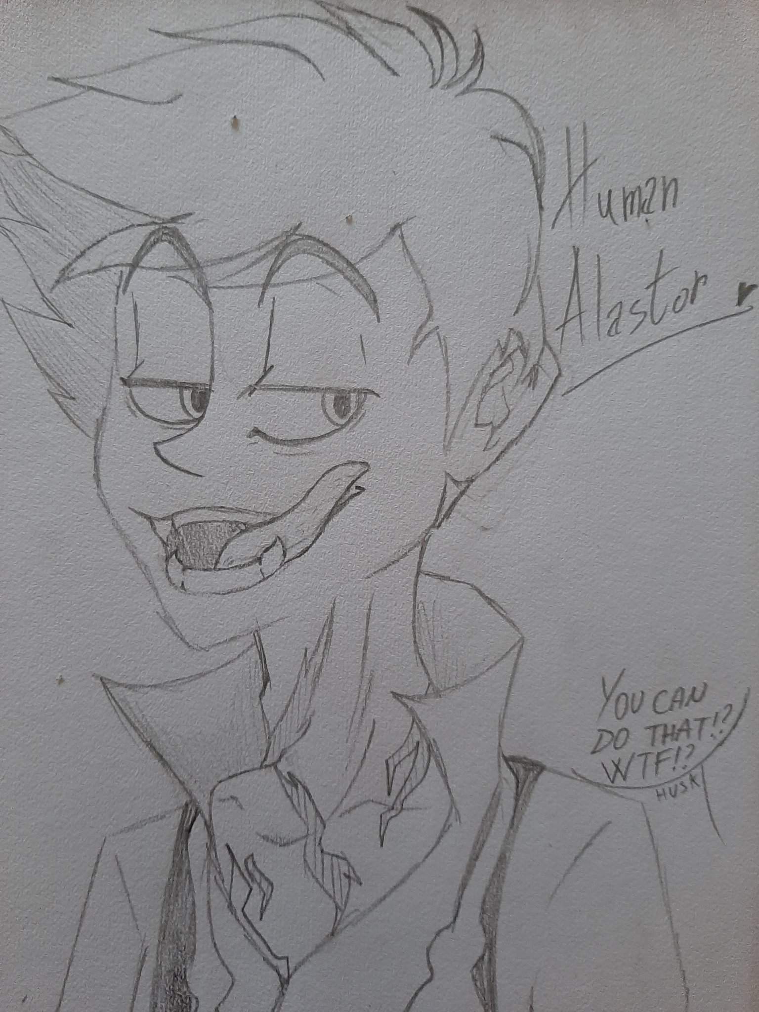 Human Alastor art | Hazbin Hotel (official) Amino